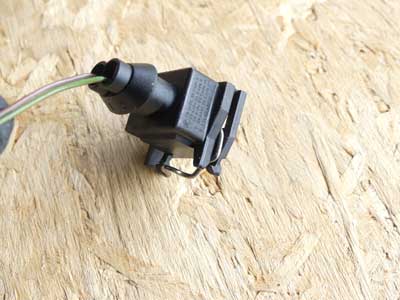 BMW 2 Pin Code 1 Black Connector Plug w/ Pigtail 125214276155